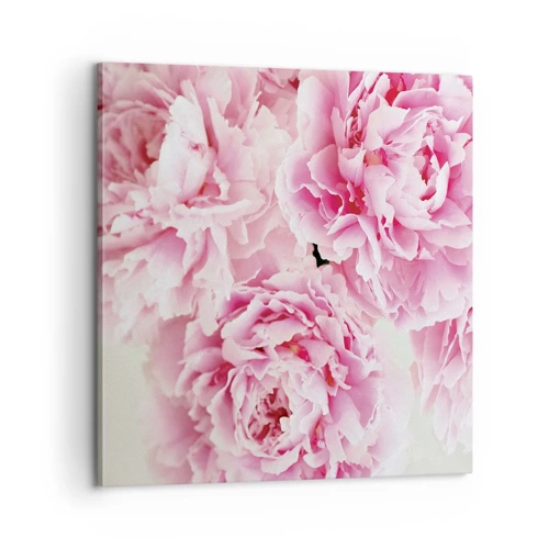 Impression sur toile - Image sur toile - En glamour rose - 60x60 cm