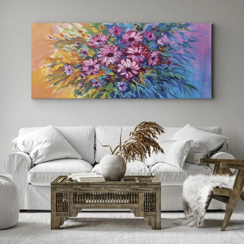 Impression sur toile - Image sur toile - Énergie de la vie - 100x40 cm