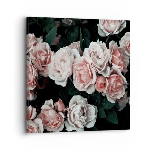 Impression sur toile - Image sur toile - Ensemble de rose - 30x30 cm