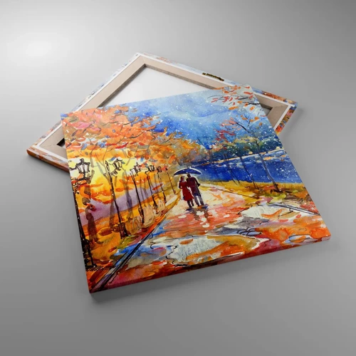 Impression sur toile - Image sur toile - Ensemble jusqu'au bout du temps - 60x60 cm