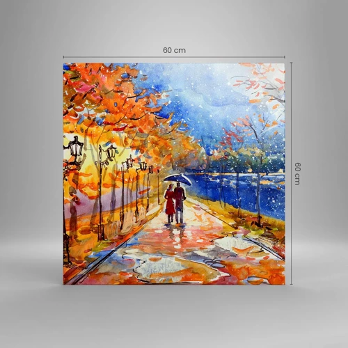 Impression sur toile - Image sur toile - Ensemble jusqu'au bout du temps - 60x60 cm