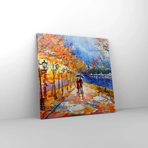 Impression sur toile - Image sur toile - Ensemble jusqu'au bout du temps - 60x60 cm