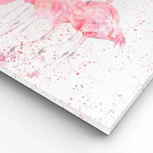 Impression sur toile - Image sur toile - Ensemble rose - 120x80 cm