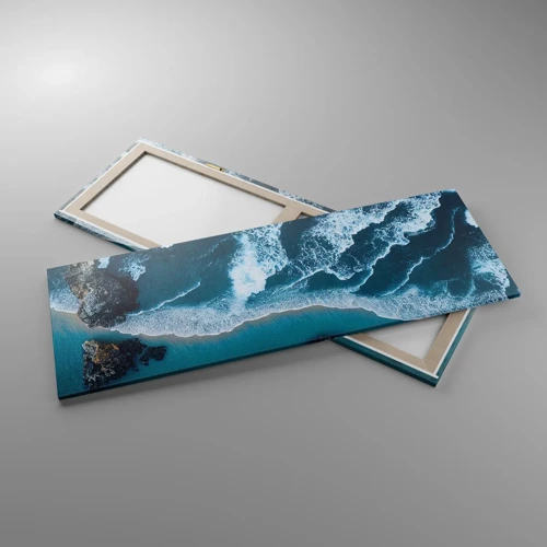Impression sur toile - Image sur toile - Enveloppé par les vagues - 140x50 cm