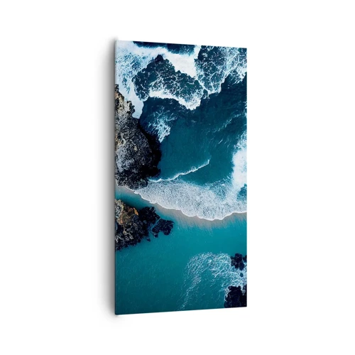 Impression sur toile - Image sur toile - Enveloppé par les vagues - 65x120 cm