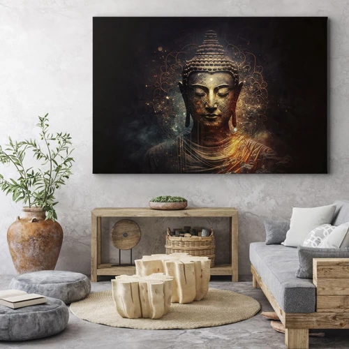 Impression sur toile - Image sur toile - Équilibre spirituel - 100x70 cm