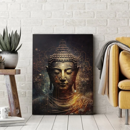 Impression sur toile - Image sur toile - Équilibre spirituel - 55x100 cm