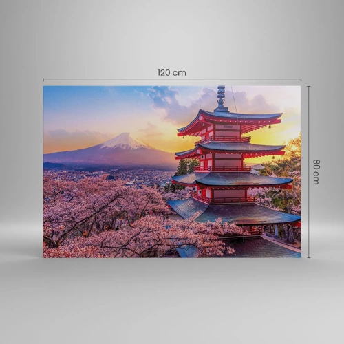 Impression sur toile - Image sur toile - Essence d'âme japonnaise - 120x80 cm