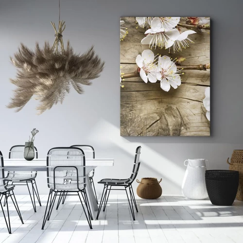 Impression sur toile - Image sur toile - Et c'est devenu le printemps - 45x80 cm