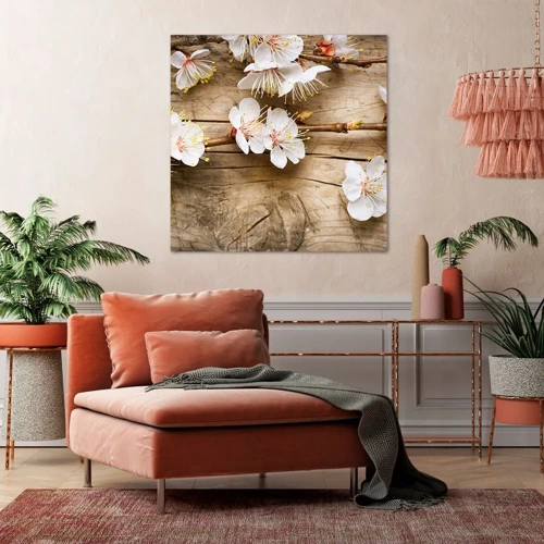 Impression sur toile - Image sur toile - Et c'est devenu le printemps - 60x60 cm