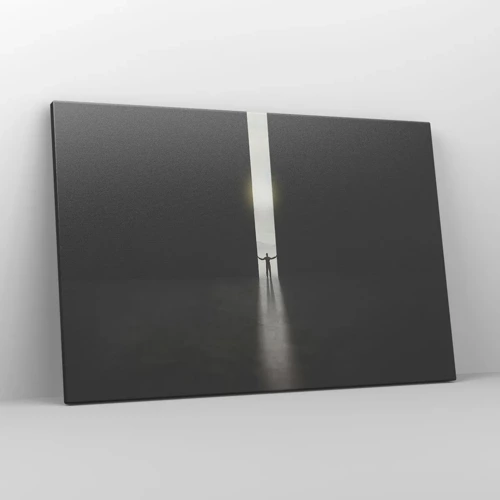 Impression sur toile - Image sur toile - Étape vers un avenir radieux - 120x80 cm