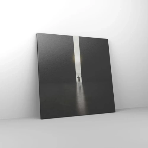 Impression sur toile - Image sur toile - Étape vers un avenir radieux - 60x60 cm