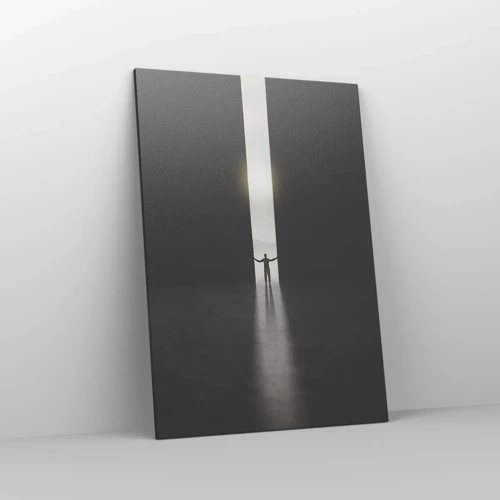 Impression sur toile - Image sur toile - Étape vers un avenir radieux - 70x100 cm
