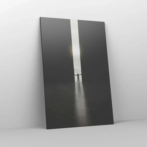 Impression sur toile - Image sur toile - Étape vers un avenir radieux - 80x120 cm