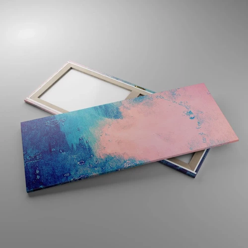 Impression sur toile - Image sur toile - Etreintes bleues - 120x50 cm