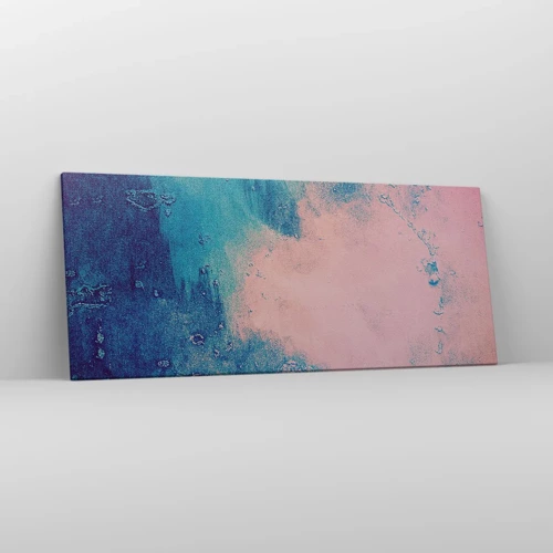 Impression sur toile - Image sur toile - Etreintes bleues - 120x50 cm