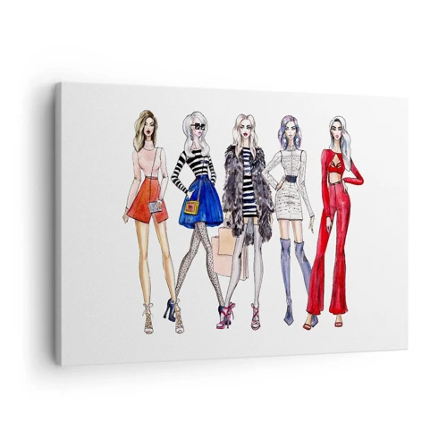 Impression sur toile - Image sur toile - Every week Fashion Week - 70x50 cm