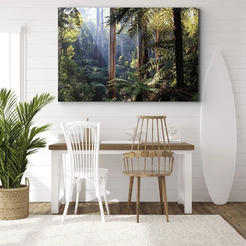 Impression sur toile - Image sur toile - Fable de la forêt - 120x80 cm