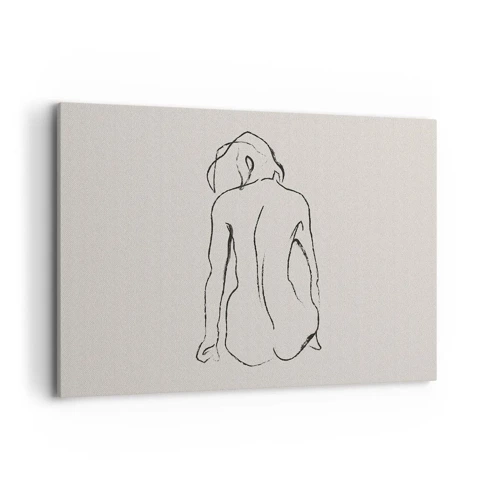 Impression sur toile - Image sur toile - Femme nue - 120x80 cm