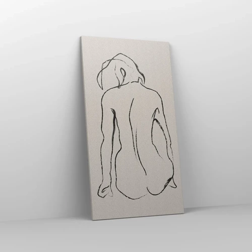 Impression sur toile - Image sur toile - Femme nue - 55x100 cm
