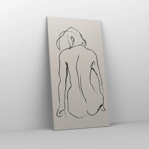 Impression sur toile - Image sur toile - Femme nue - 65x120 cm