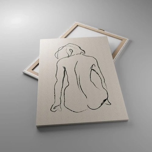 Impression sur toile - Image sur toile - Femme nue - 70x100 cm