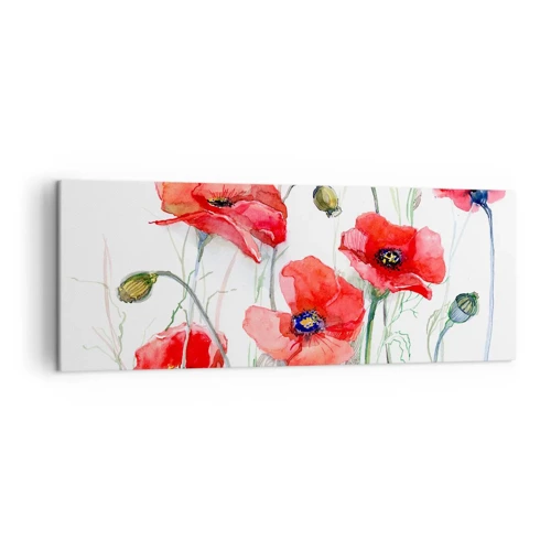 Impression sur toile - Image sur toile - Fleurs polonaises - 140x50 cm