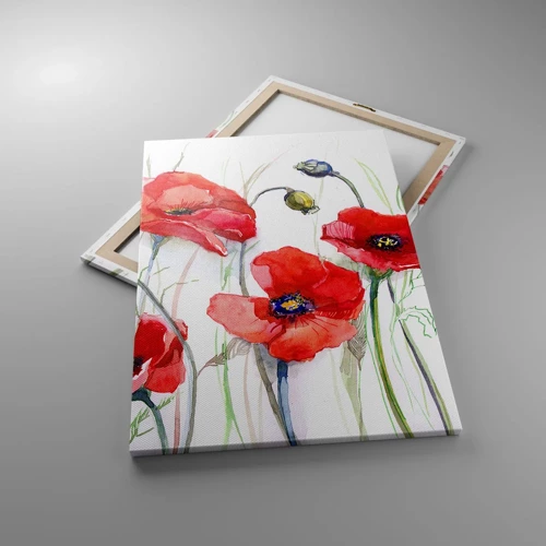 Impression sur toile - Image sur toile - Fleurs polonaises - 70x100 cm