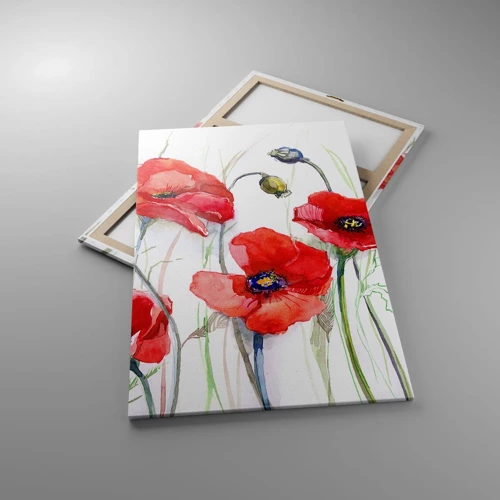 Impression sur toile - Image sur toile - Fleurs polonaises - 80x120 cm