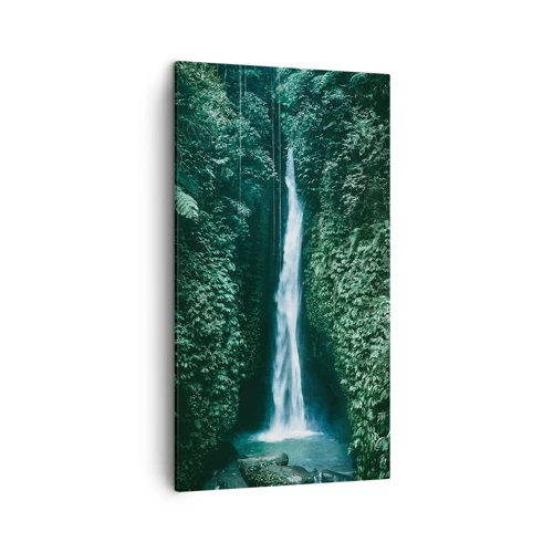 Impression sur toile - Image sur toile - Fontaine tropicale - 45x80 cm