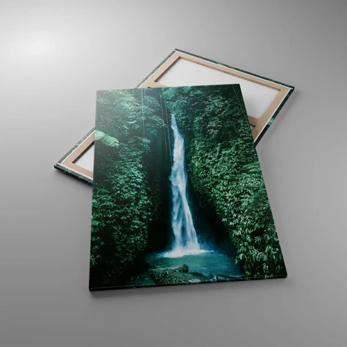 Impression sur toile - Image sur toile - Fontaine tropicale - 80x120 cm