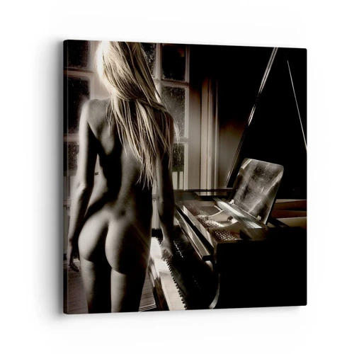 Impression sur toile - Image sur toile - Harmonie parfaite du soir - 40x40 cm