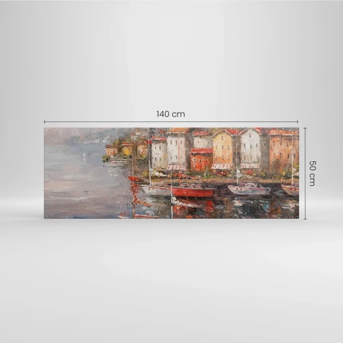 Impression sur toile - Image sur toile - Havre romantique - 140x50 cm