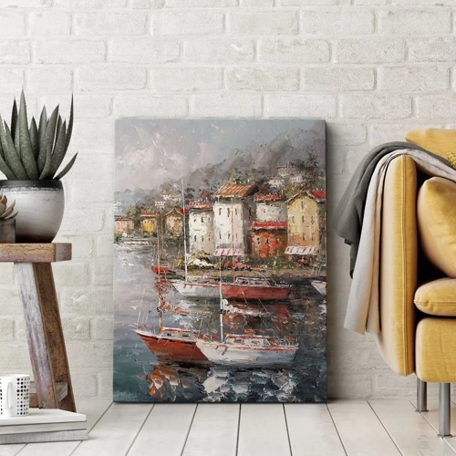 Impression sur toile - Image sur toile - Havre romantique - 50x70 cm