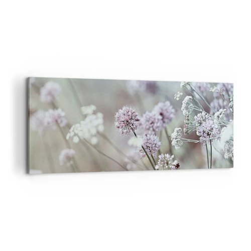 Impression sur toile - Image sur toile - Herbes douces en filigrane - 120x50 cm