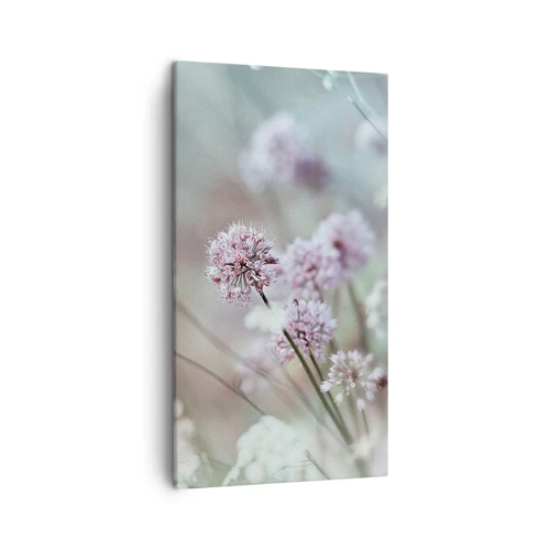 Impression sur toile - Image sur toile - Herbes douces en filigrane - 45x80 cm