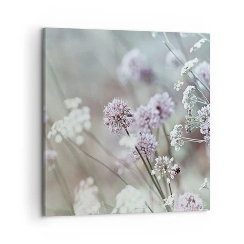 Impression sur toile - Image sur toile - Herbes douces en filigrane - 60x60 cm