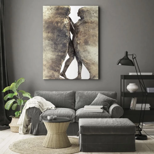 Impression sur toile - Image sur toile - Ils sont sortis de la poussière pour aimer - 50x70 cm