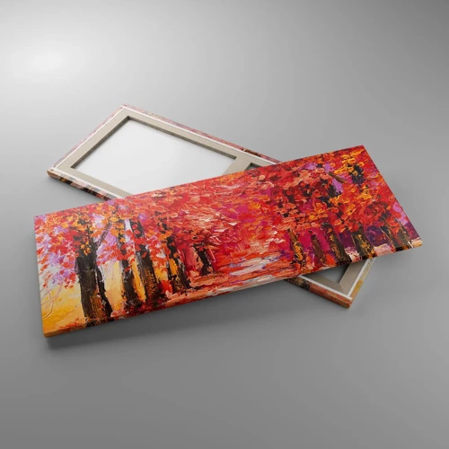 Impression sur toile - Image sur toile - Impression d'automne - 100x40 cm