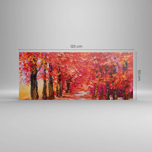 Impression sur toile - Image sur toile - Impression d'automne - 120x50 cm