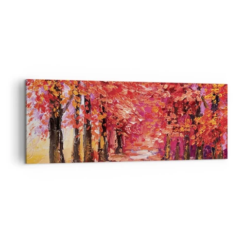 Impression sur toile - Image sur toile - Impression d'automne - 140x50 cm
