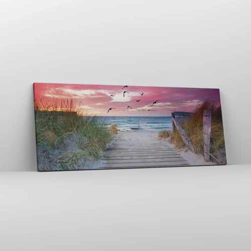 Impression sur toile - Image sur toile - Impression de la Baltique - 100x40 cm