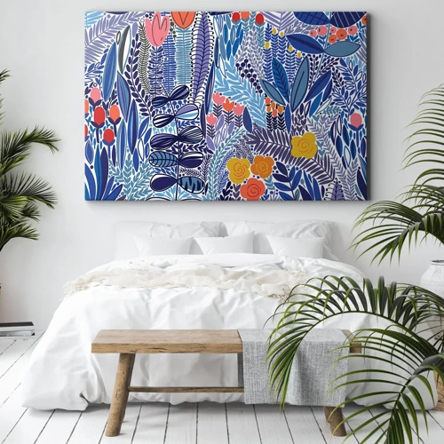 Impression sur toile - Image sur toile - Jardin hawaïen - 70x50 cm