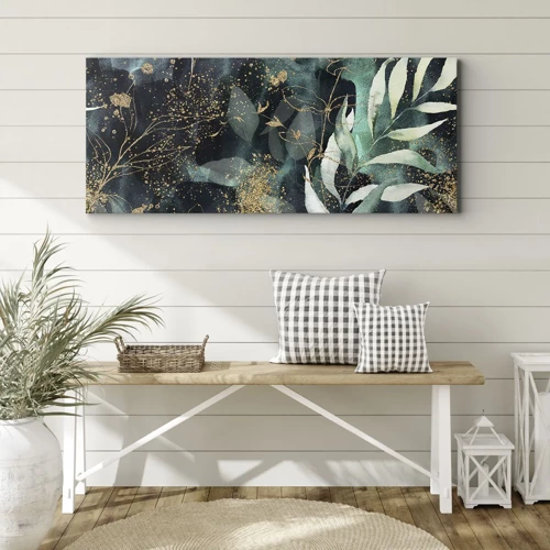 Impression sur toile - Image sur toile - Jardin magique - 100x40 cm