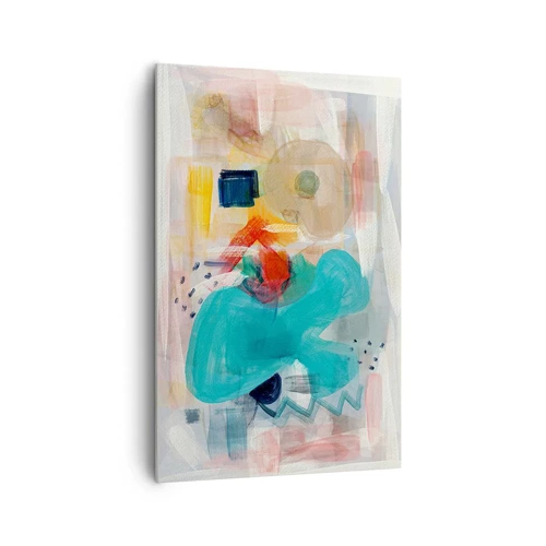 Impression sur toile - Image sur toile - Jeu de couleurs - 80x120 cm