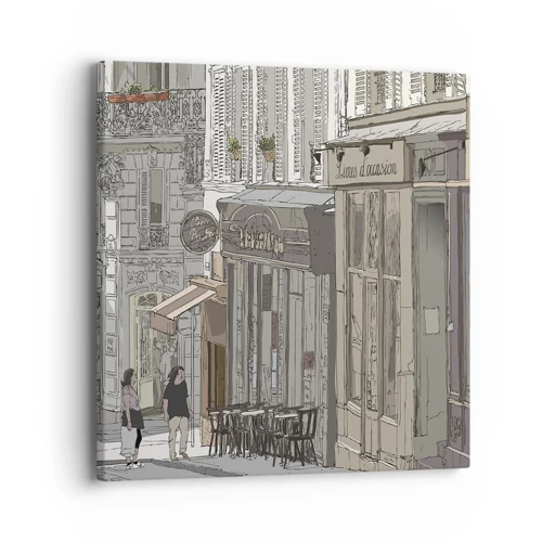 Impression sur toile - Image sur toile - Joie de la ville - 40x40 cm