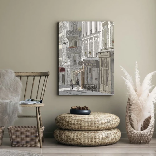 Impression sur toile - Image sur toile - Joie de la ville - 45x80 cm