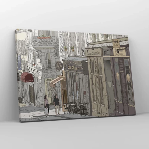 Impression sur toile - Image sur toile - Joie de la ville - 70x50 cm