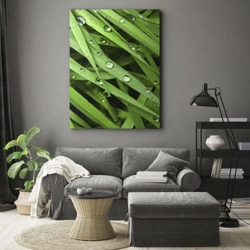 Impression sur toile - Image sur toile - Jouez dans le vert - 50x70 cm