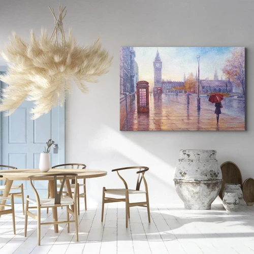 Impression sur toile - Image sur toile - Jour automnal londonien - 120x80 cm